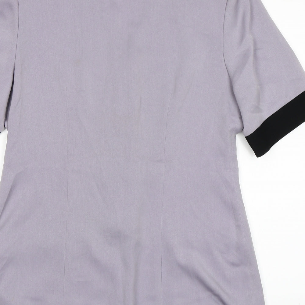 Clizo Womens Purple   Basic Button-Up Size L