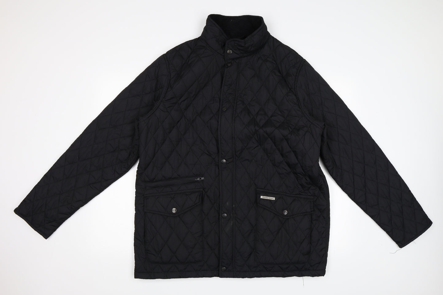 Country Estate Mens Black   Jacket  Size XL