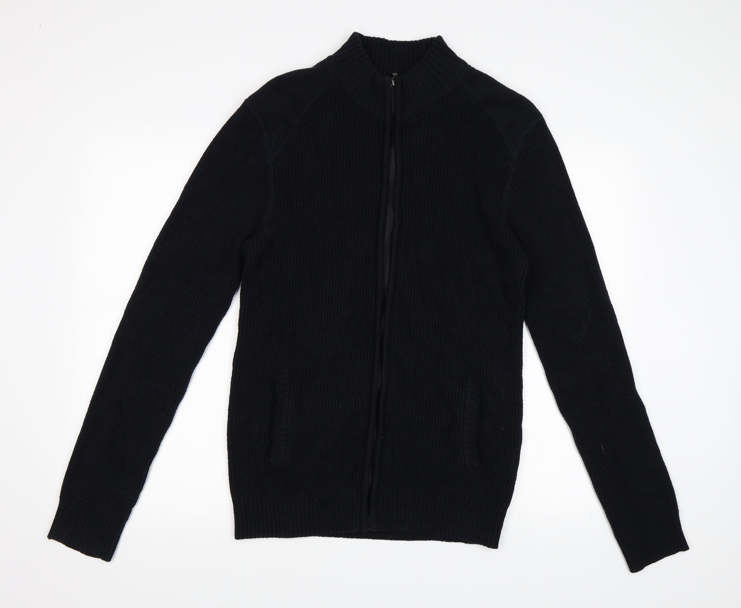 Cedar Wood State Mens Black   Full Zip Sweatshirt Size XL