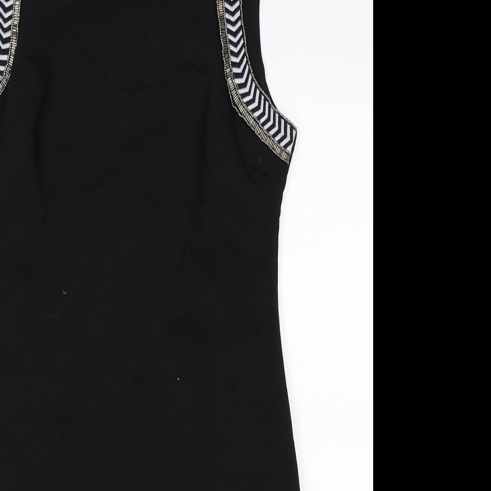 Zara Womens Black   Pencil Dress  Size L