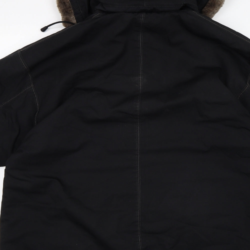 Dannimac Womens Black   Parka Jacket Size 14