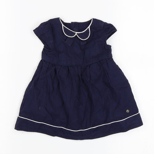 Marks and Spencer Girls Blue   Fit & Flare  Size 0-3 Months