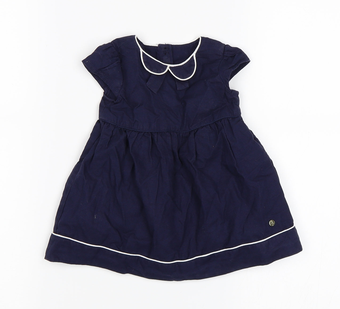 Marks and Spencer Girls Blue   Fit & Flare  Size 0-3 Months