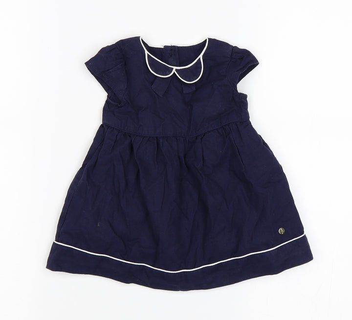 Marks and Spencer Girls Blue Fit & Flare Size 0-3 Months
