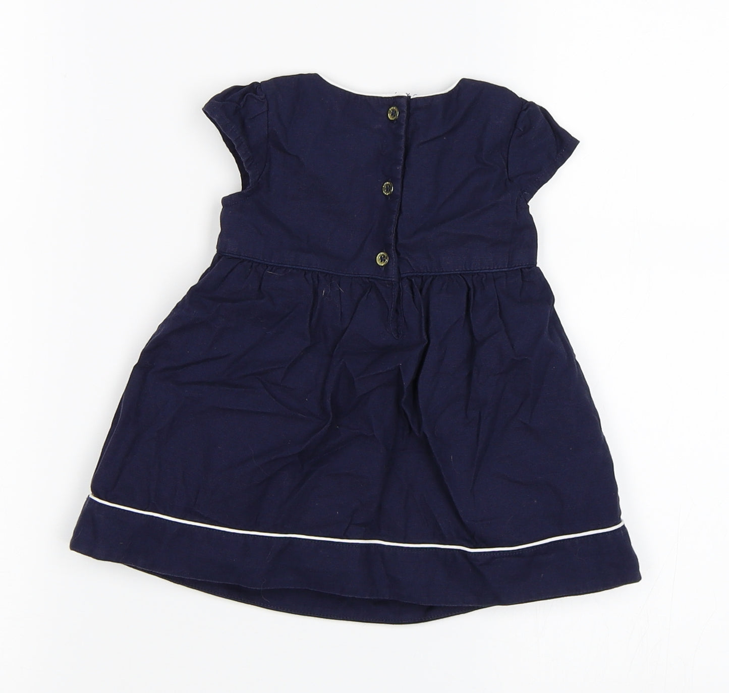 Marks and Spencer Girls Blue   Fit & Flare  Size 0-3 Months