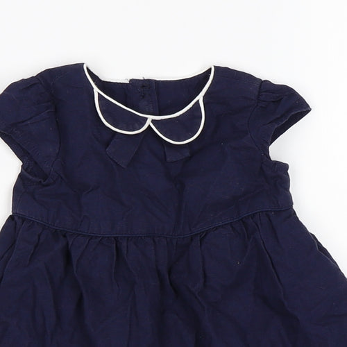 Marks and Spencer Girls Blue   Fit & Flare  Size 0-3 Months