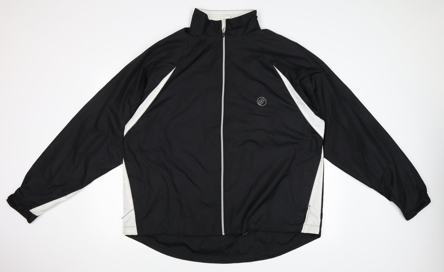 Crane Sports Womens Black   Rain Coat Jacket Size 24