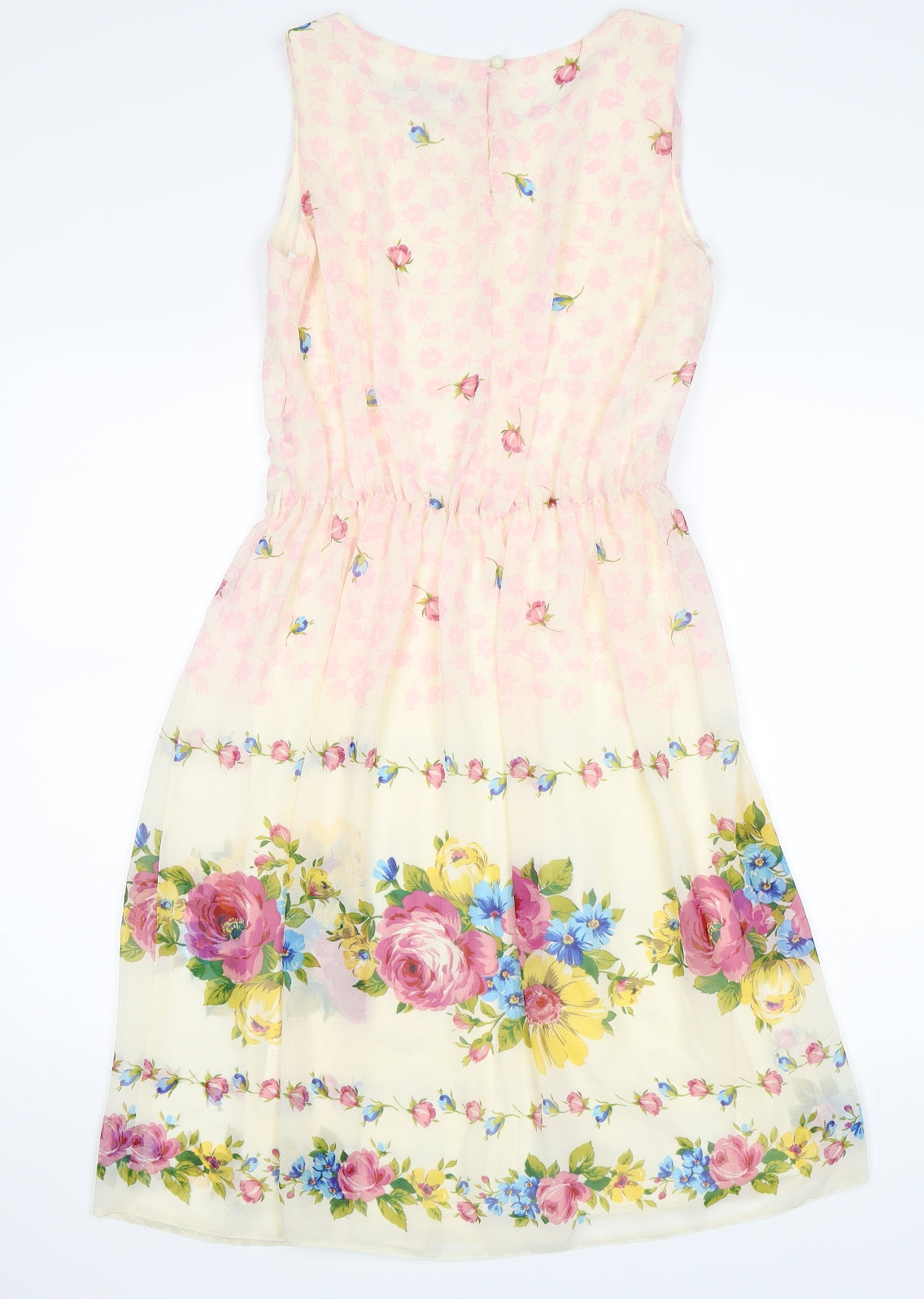 Primark Womens Pink Floral  Fit & Flare  Size 12