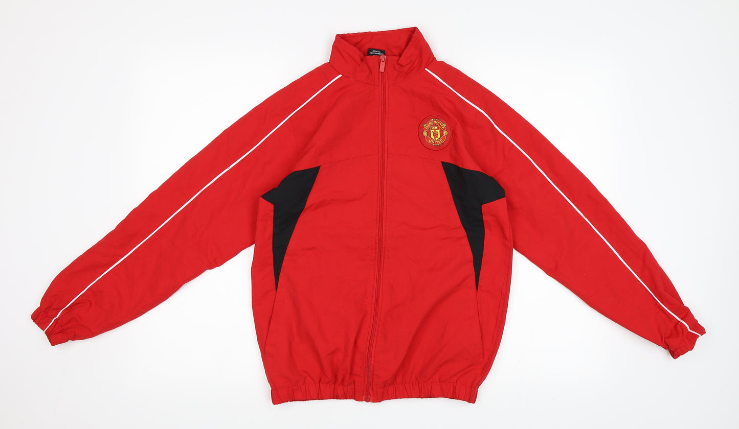 Manchester United Boys Red   Jacket  Size 12-13 Years