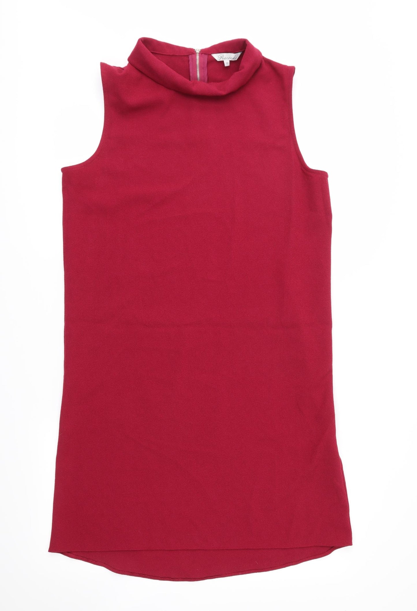 Peacocks Womens Red   Pencil Dress  Size 12