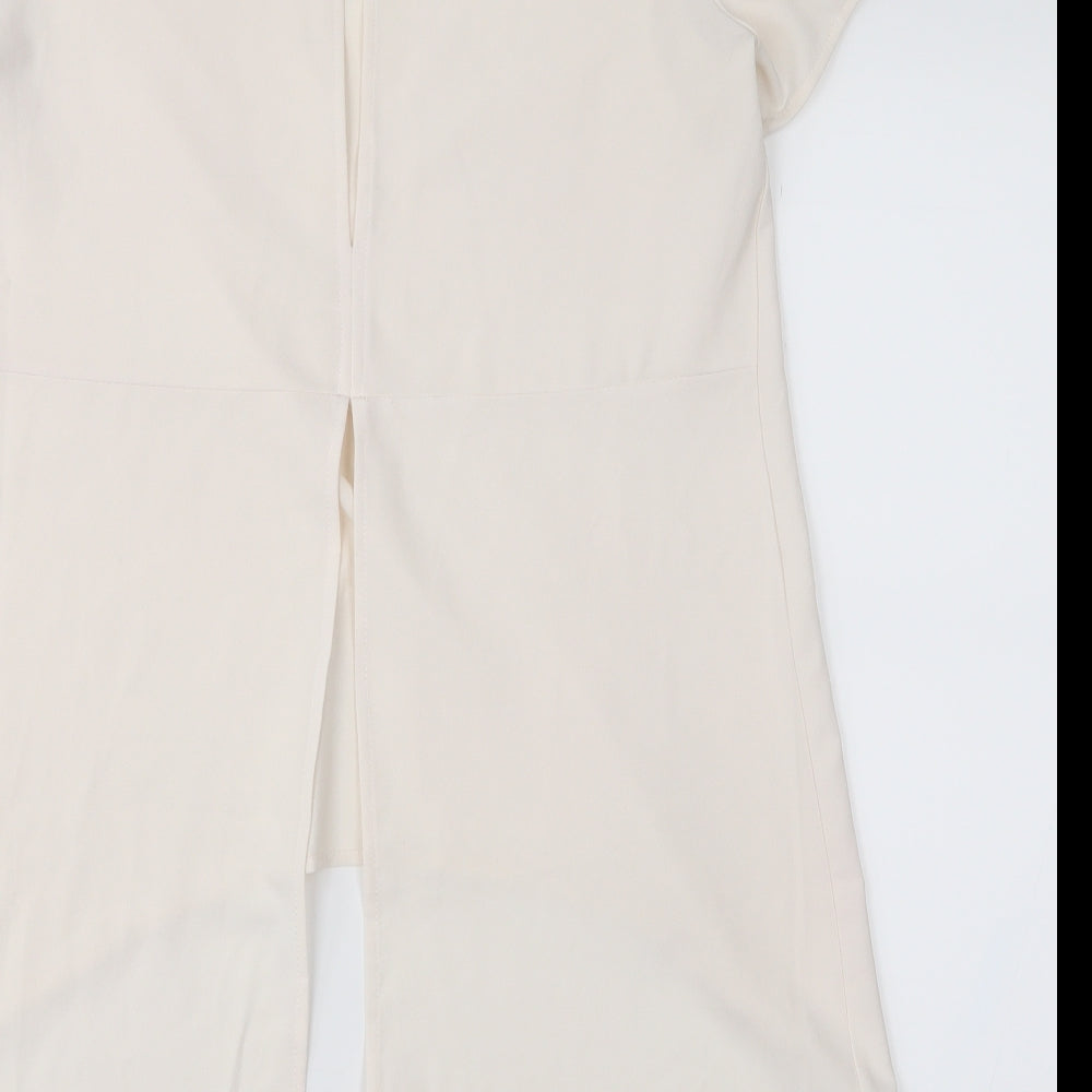 Glamorous Womens Beige   Basic Blouse Size 10