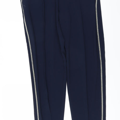 D. EXTERIOR Womens Blue   Trousers  Size 16 L30 in