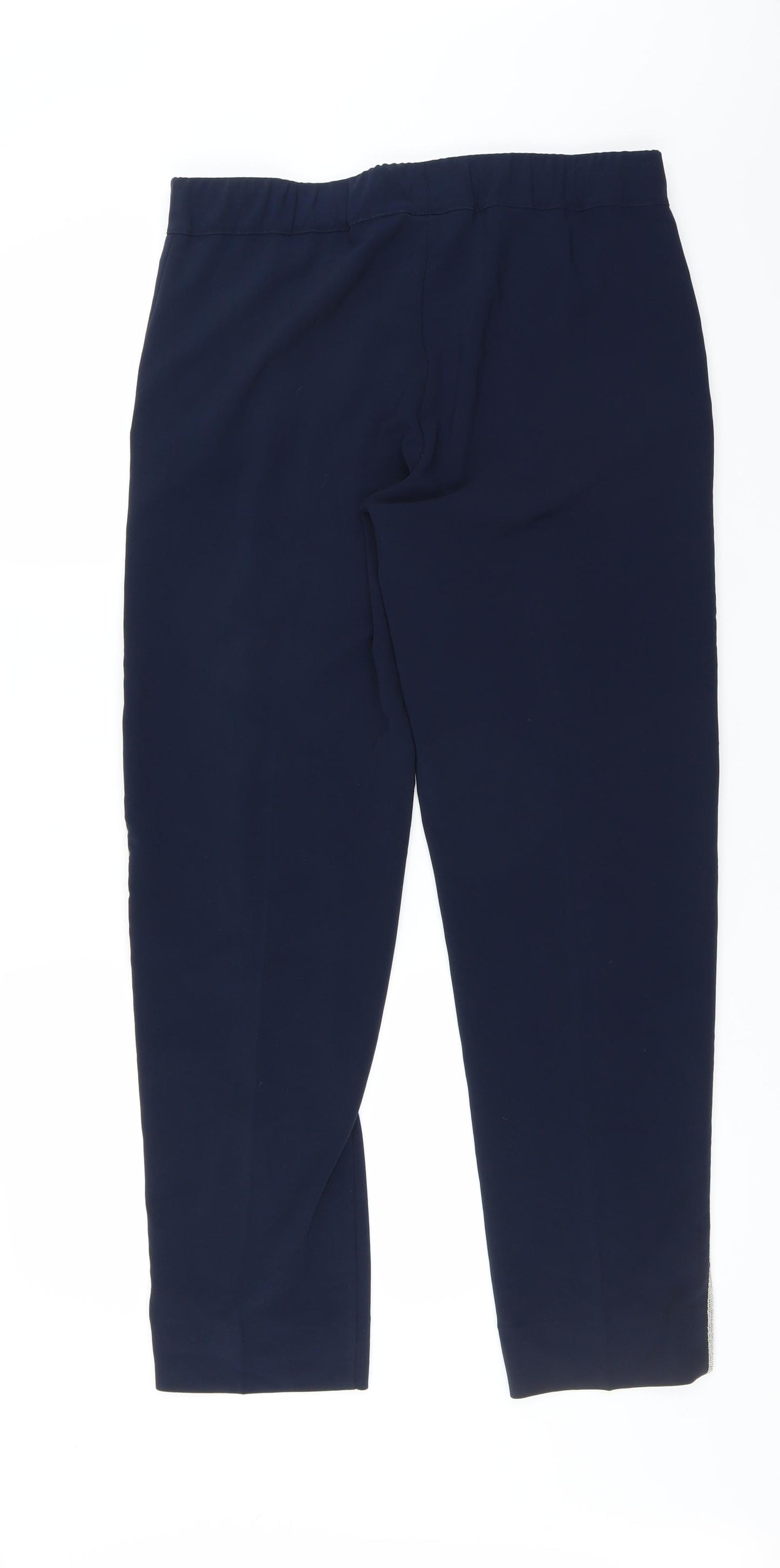 D. EXTERIOR Womens Blue   Trousers  Size 16 L30 in