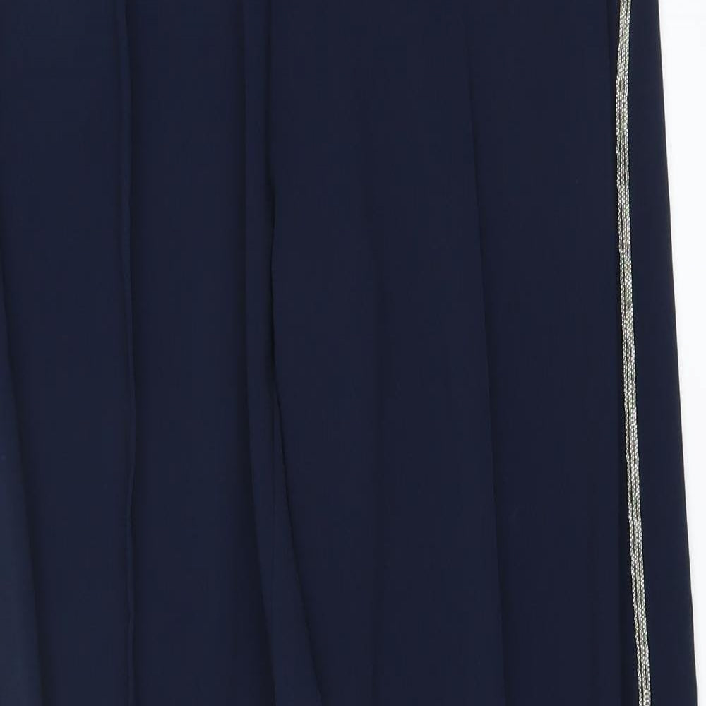 D. EXTERIOR Womens Blue   Trousers  Size 16 L30 in