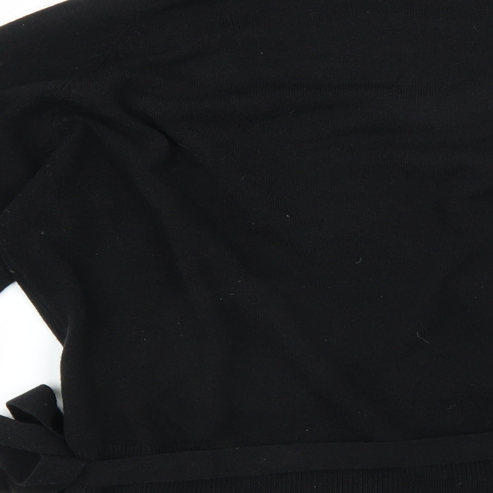 Papaya Womens Black   Cardigan Jumper Size 16  - Wrap