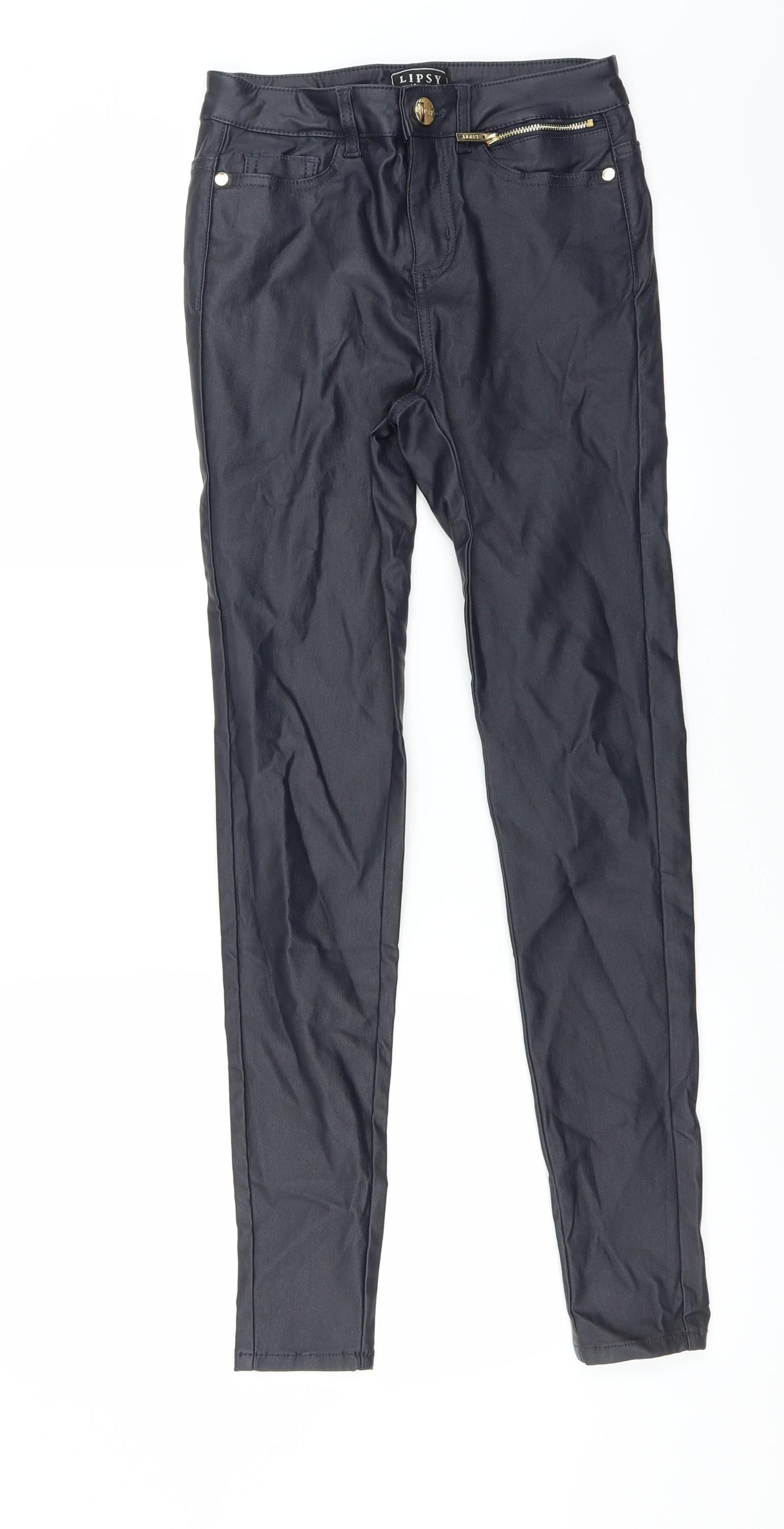Lipsy Womens Blue   Trousers  Size 8 L29 in
