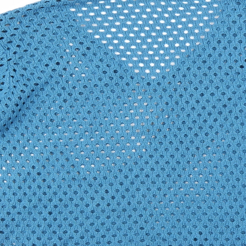 putorti Womens Blue   Pullover Jumper Size L  - CUT OUT DETAIL
