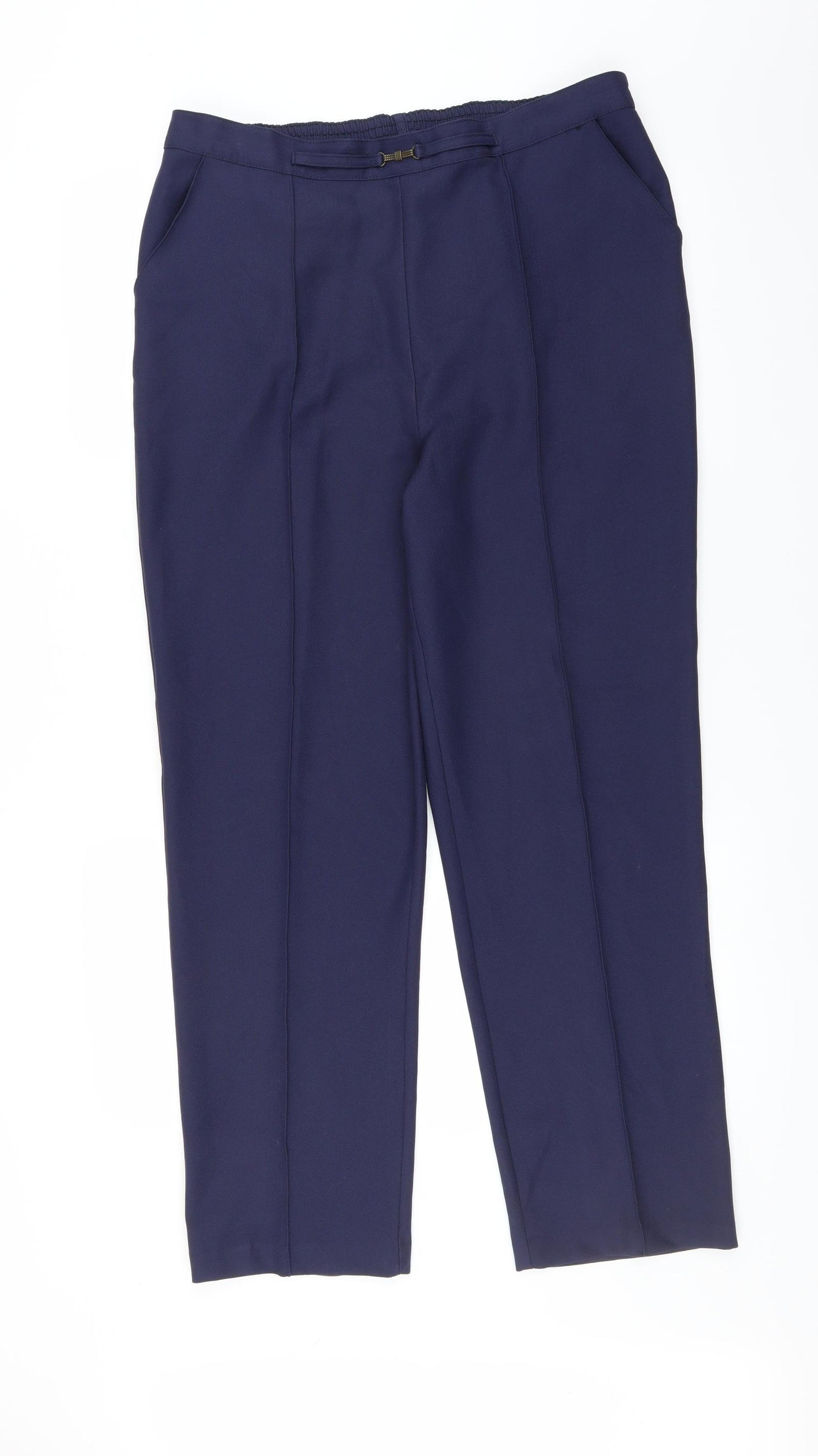 Matalan Womens Blue   Trousers  Size 14 L29 in
