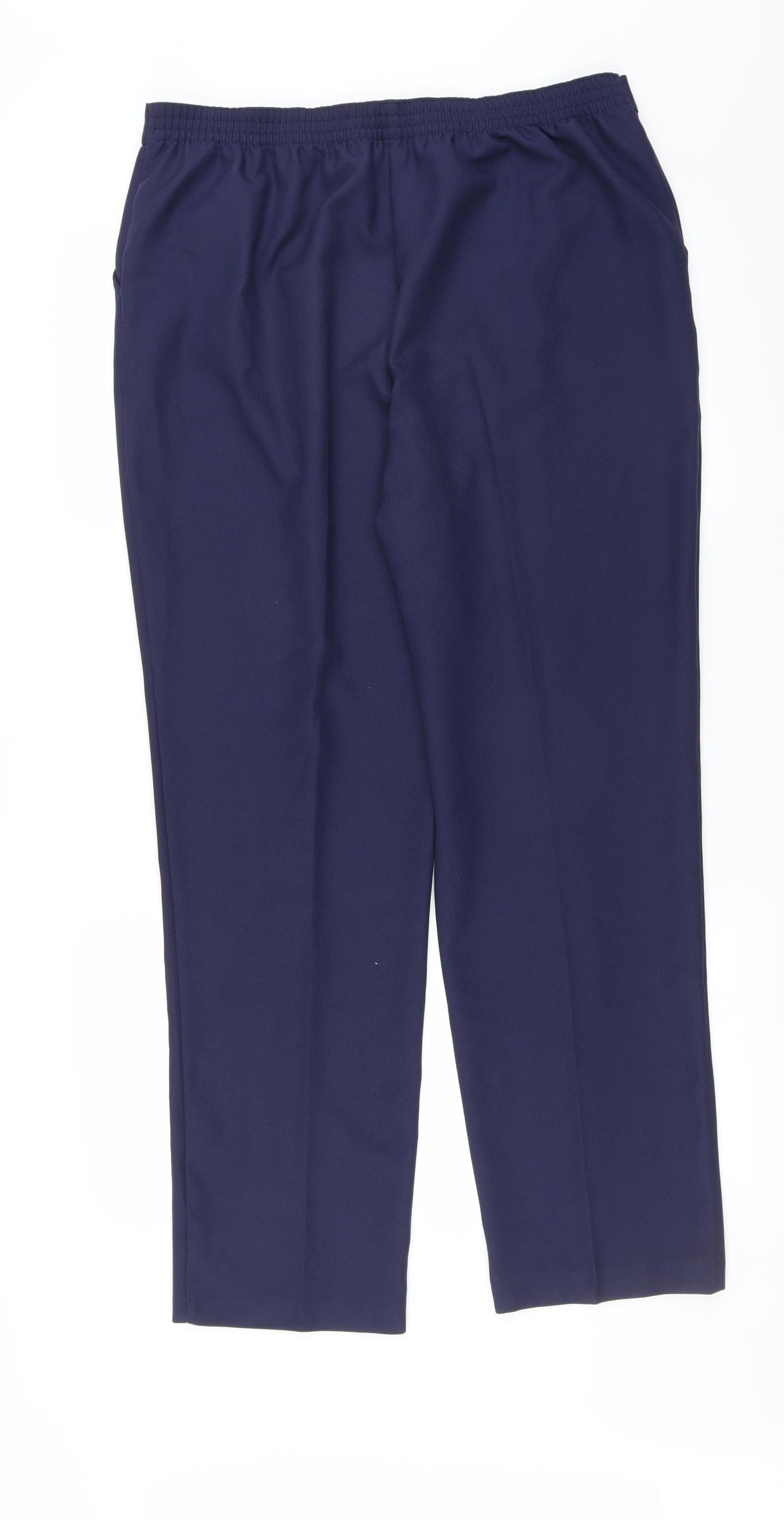 Matalan Womens Blue   Trousers  Size 14 L29 in