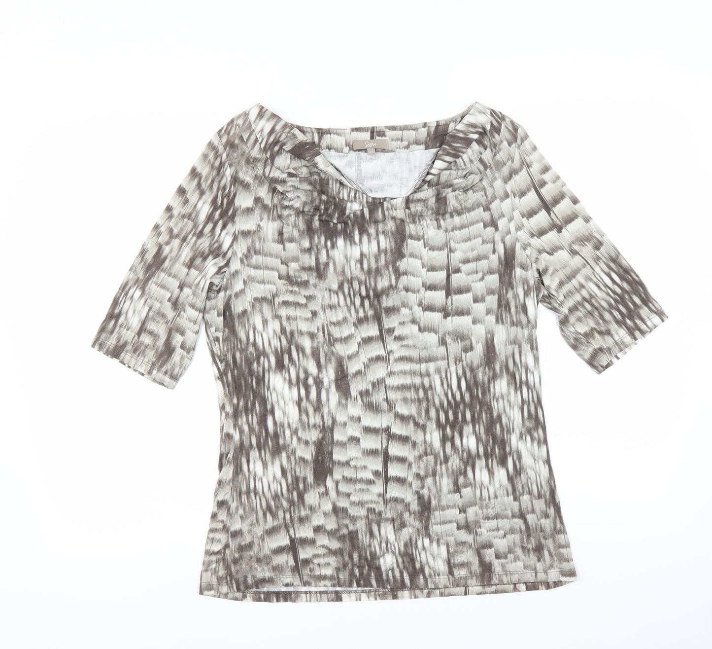 Soon Womens Grey   Basic Blouse Size 14