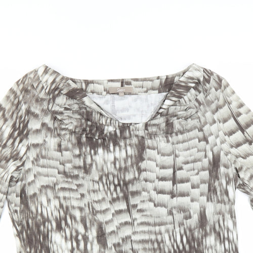 Soon Womens Grey   Basic Blouse Size 14