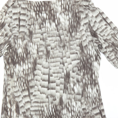 Soon Womens Grey   Basic Blouse Size 14