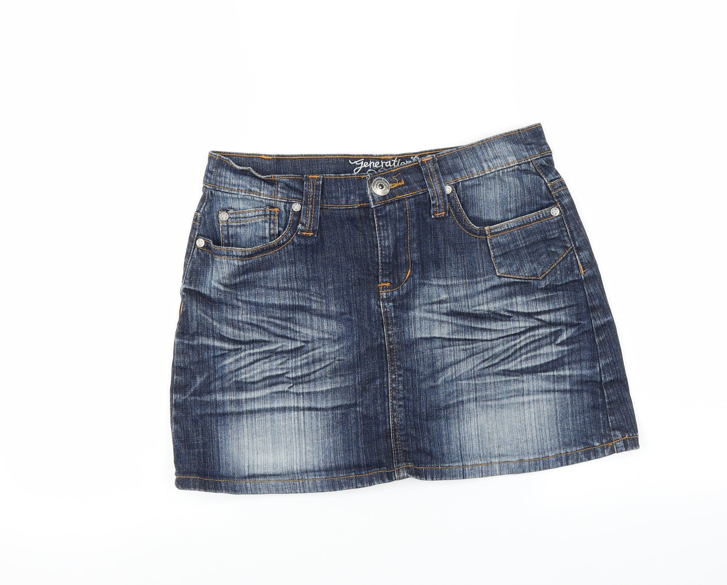 New Look Girls Blue  Denim Mini Skirt Size 14 Years
