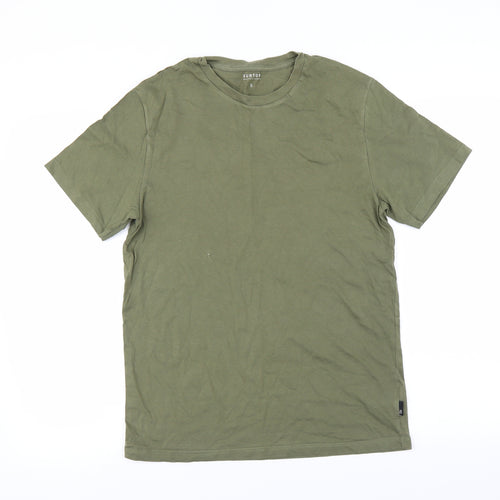 Burton Mens Green    T-Shirt Size S