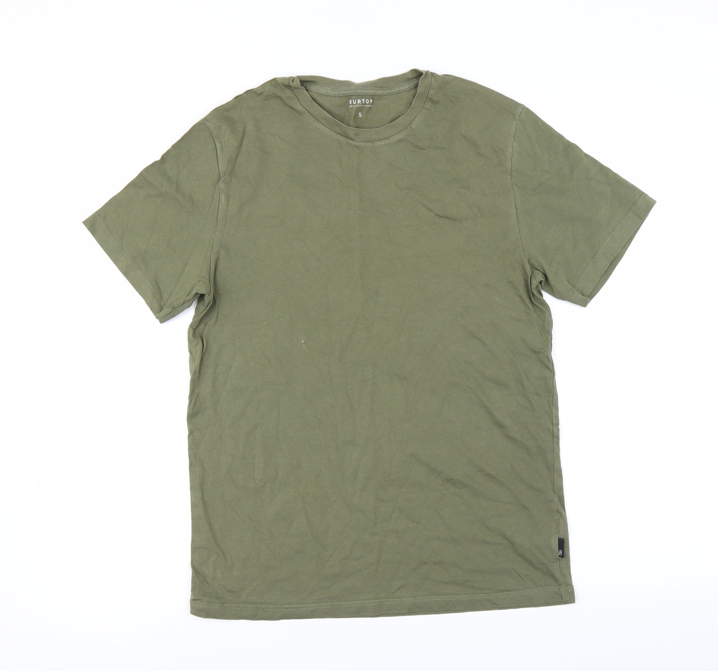 Burton Mens Green    T-Shirt Size S