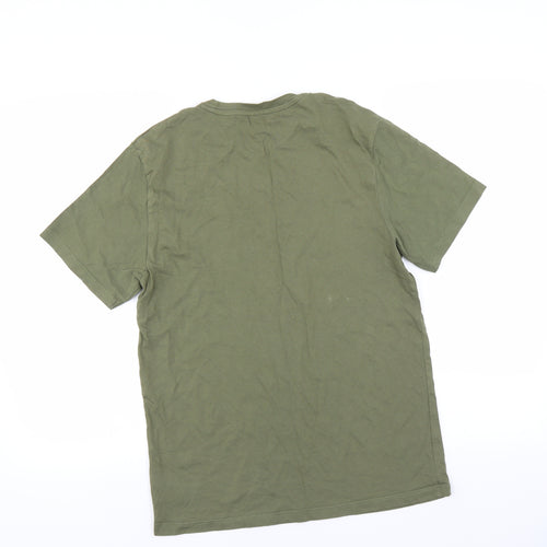Burton Mens Green    T-Shirt Size S