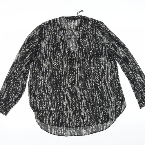 F&F Womens Black   Basic Blouse Size 12