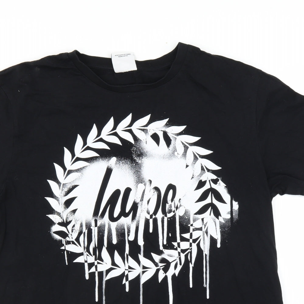 just hype Mens Black    T-Shirt Size L