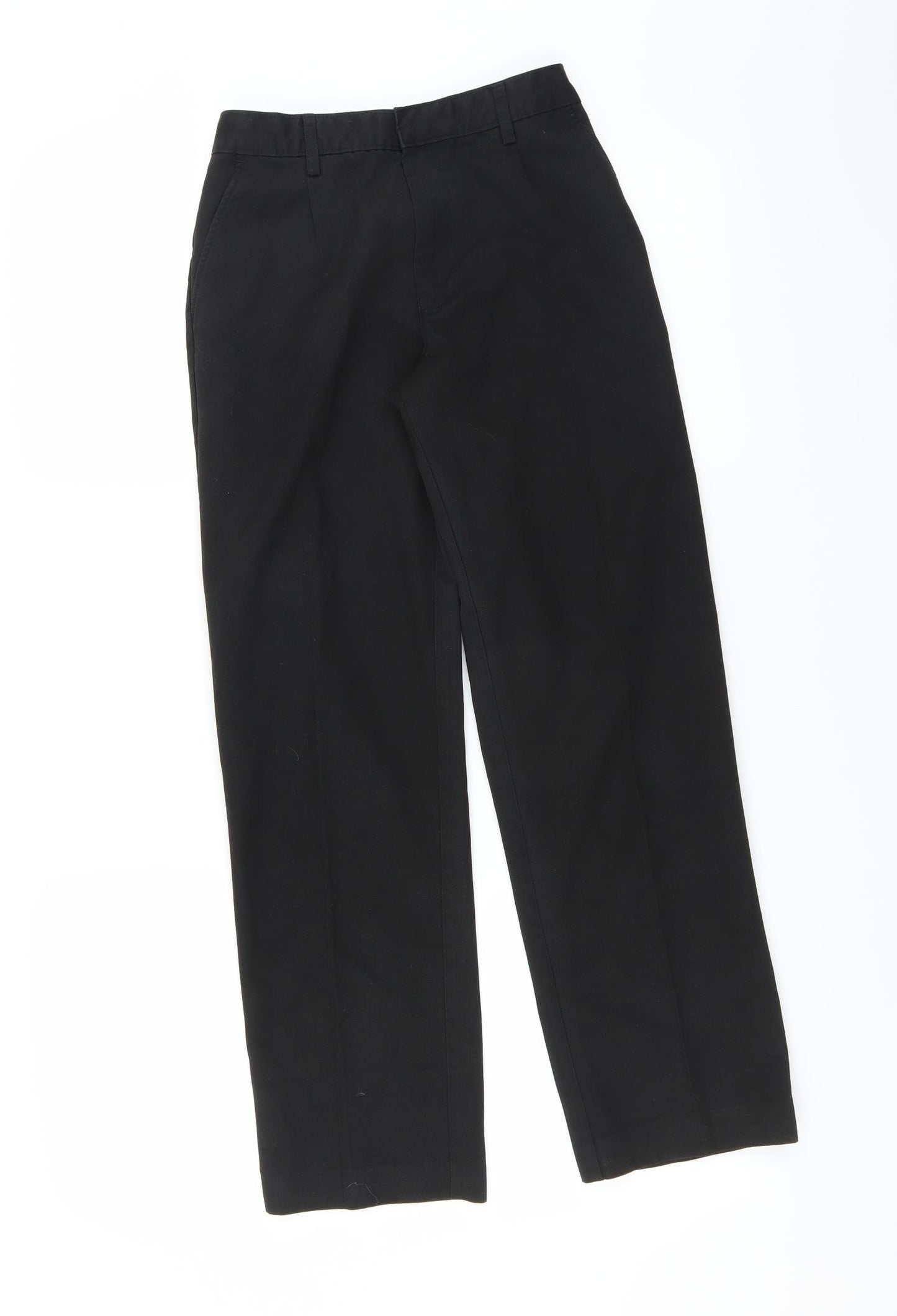 Marks and Spencer Boys Black   Chino Trousers Size 12-13 Years - SCHOOL