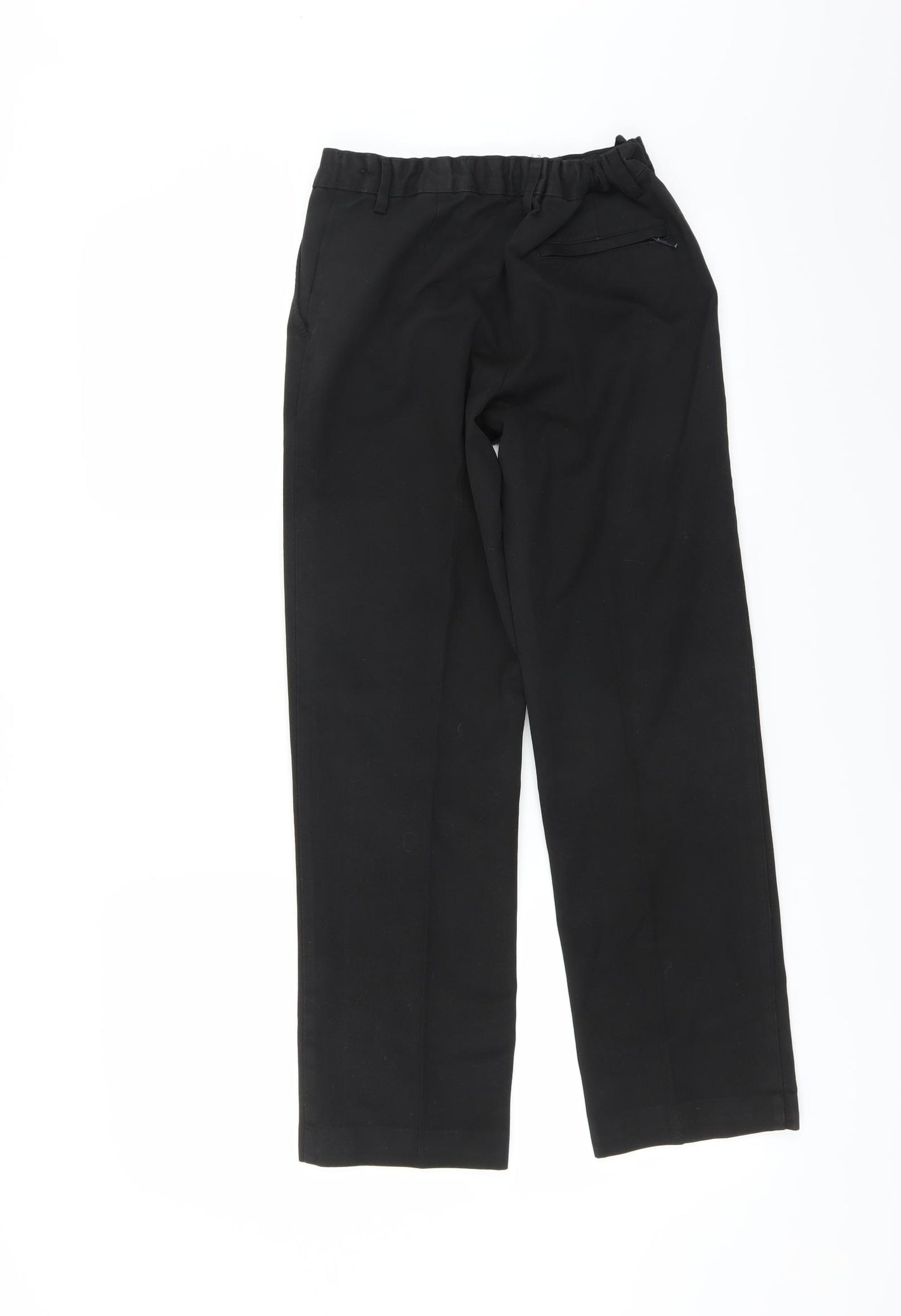 Marks and Spencer Boys Black   Chino Trousers Size 12-13 Years - SCHOOL