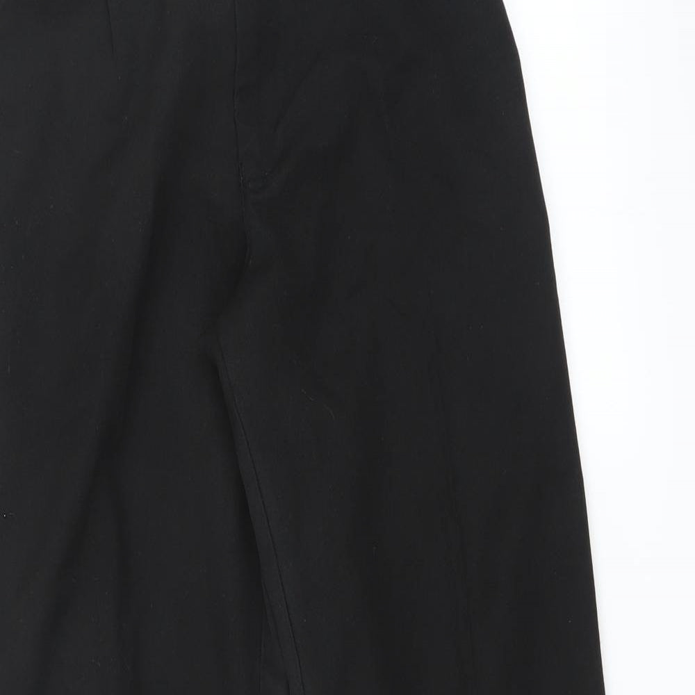 Marks and Spencer Boys Black   Chino Trousers Size 12-13 Years - SCHOOL
