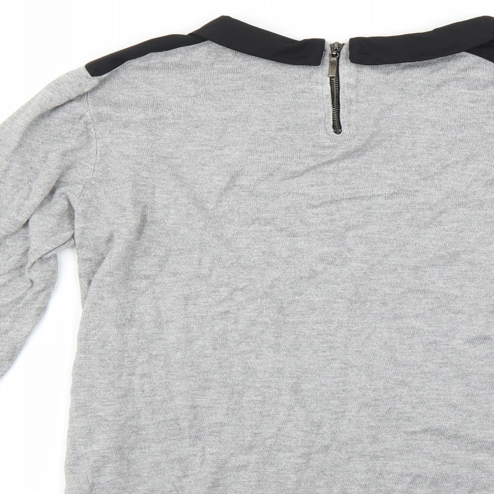 Matalan Womens Grey   Pullover Jumper Size 12