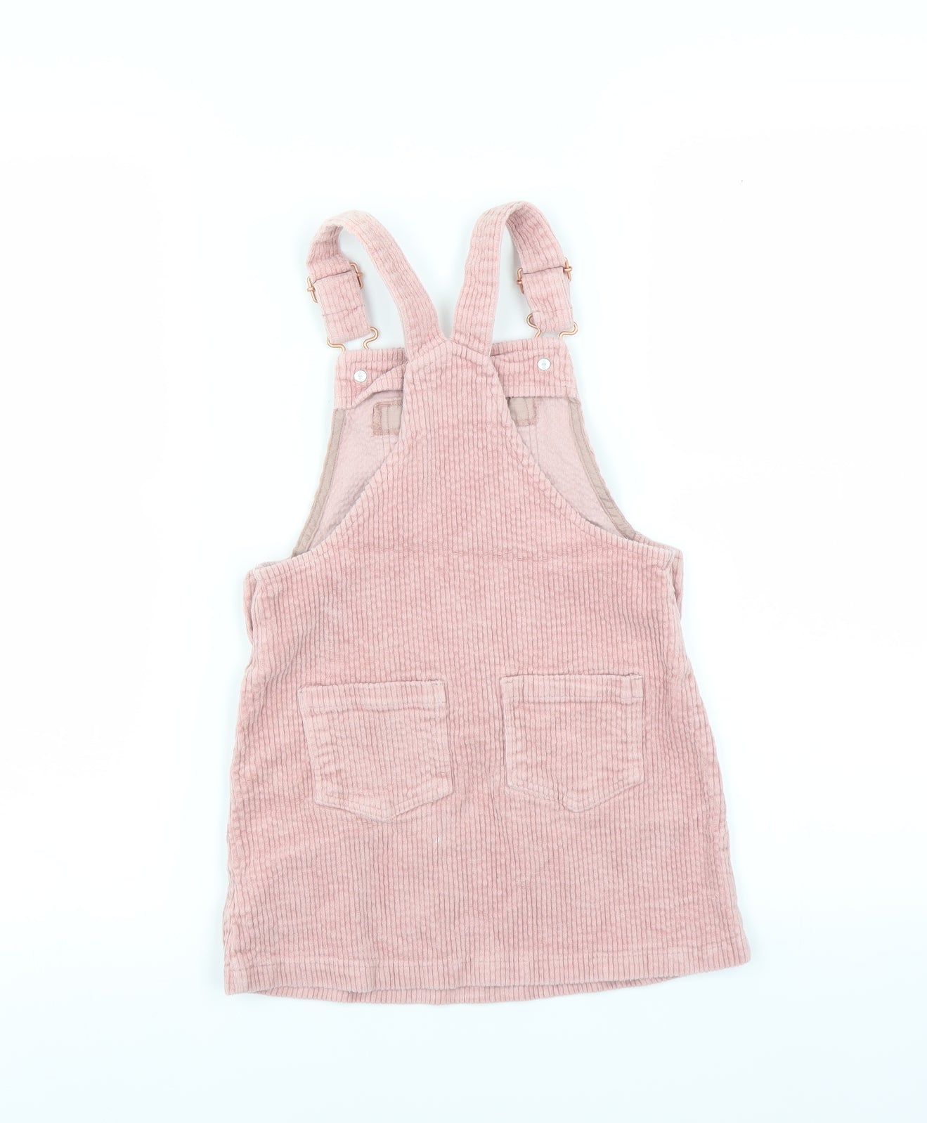 NEXT Girls Pink  Corduroy Pinafore/Dungaree Dress  Size 4-5 Years