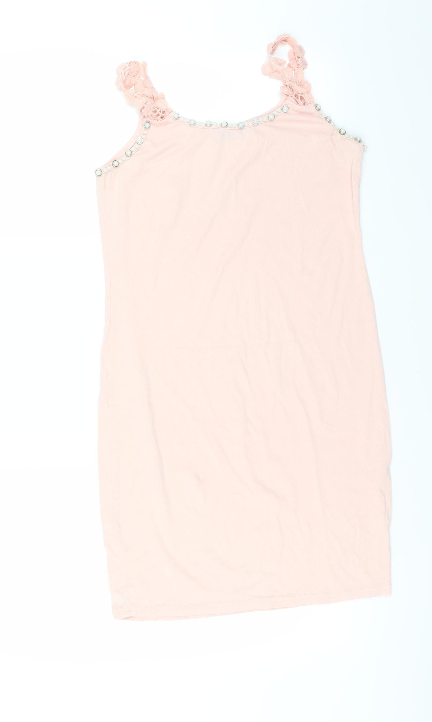 shk Paris Womens Pink   Tank Dress  Size M