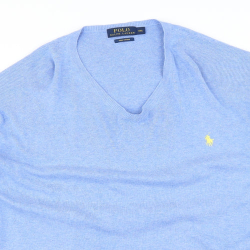 Polo Ralph Lauren Mens Blue   Pullover Jumper Size 2XL