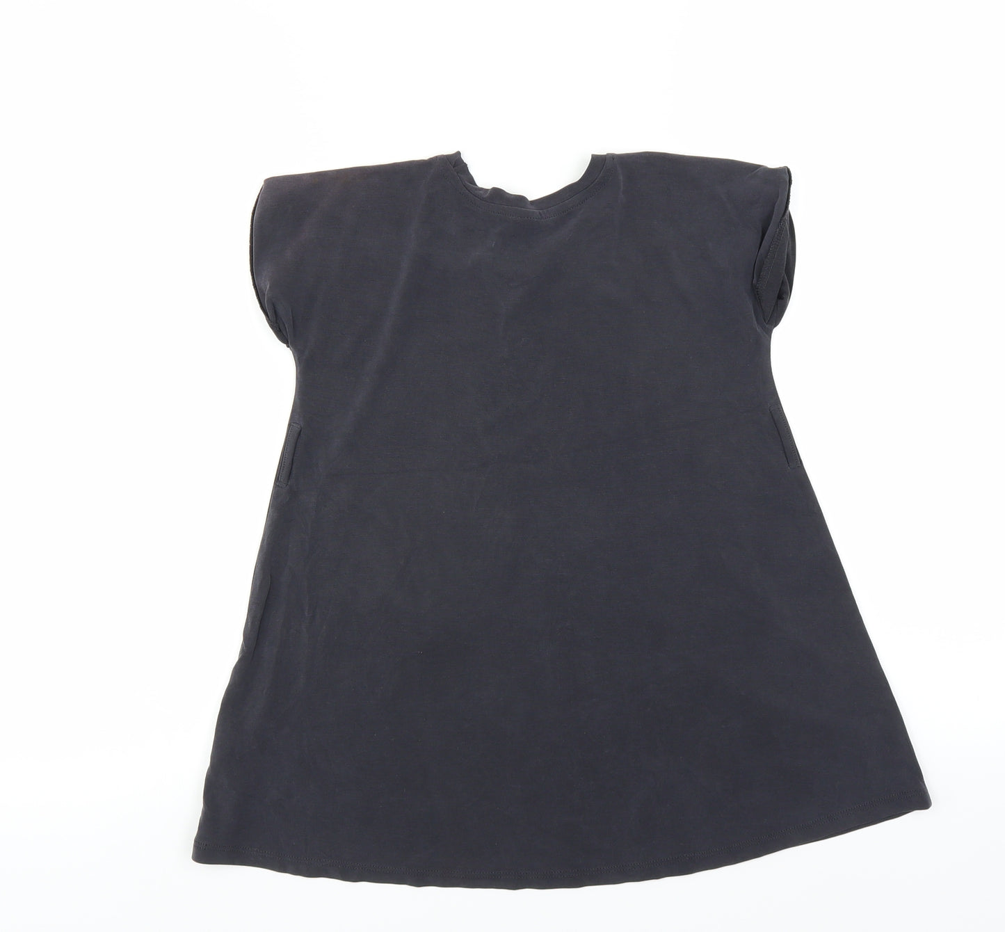Sainsburys Girls Grey   T-Shirt Dress  Size 4 Years