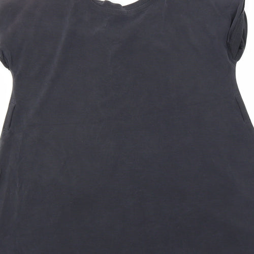 Sainsburys Girls Grey   T-Shirt Dress  Size 4 Years