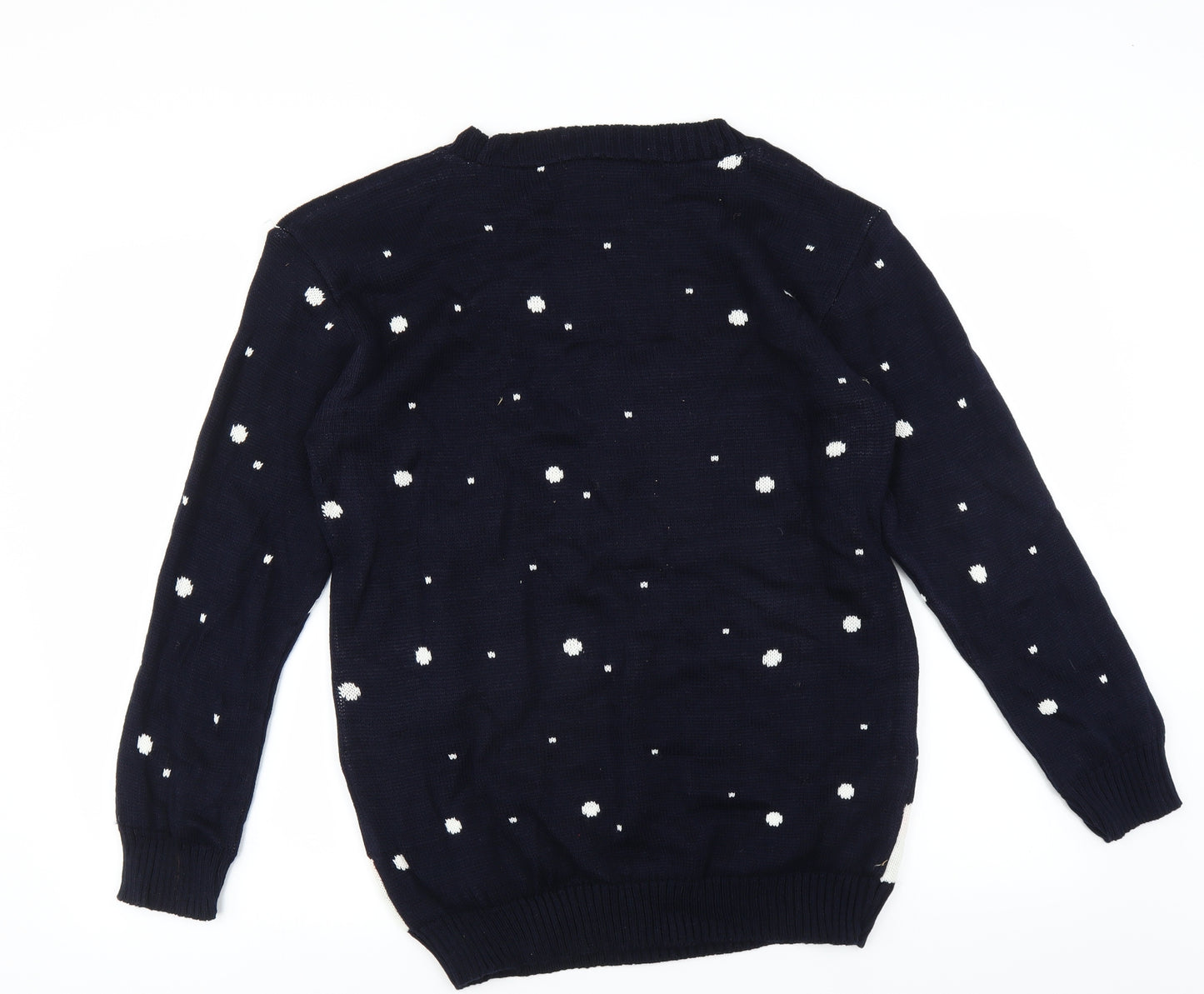 Gazelle Womens Blue   Pullover Jumper   - CHRISTMAS