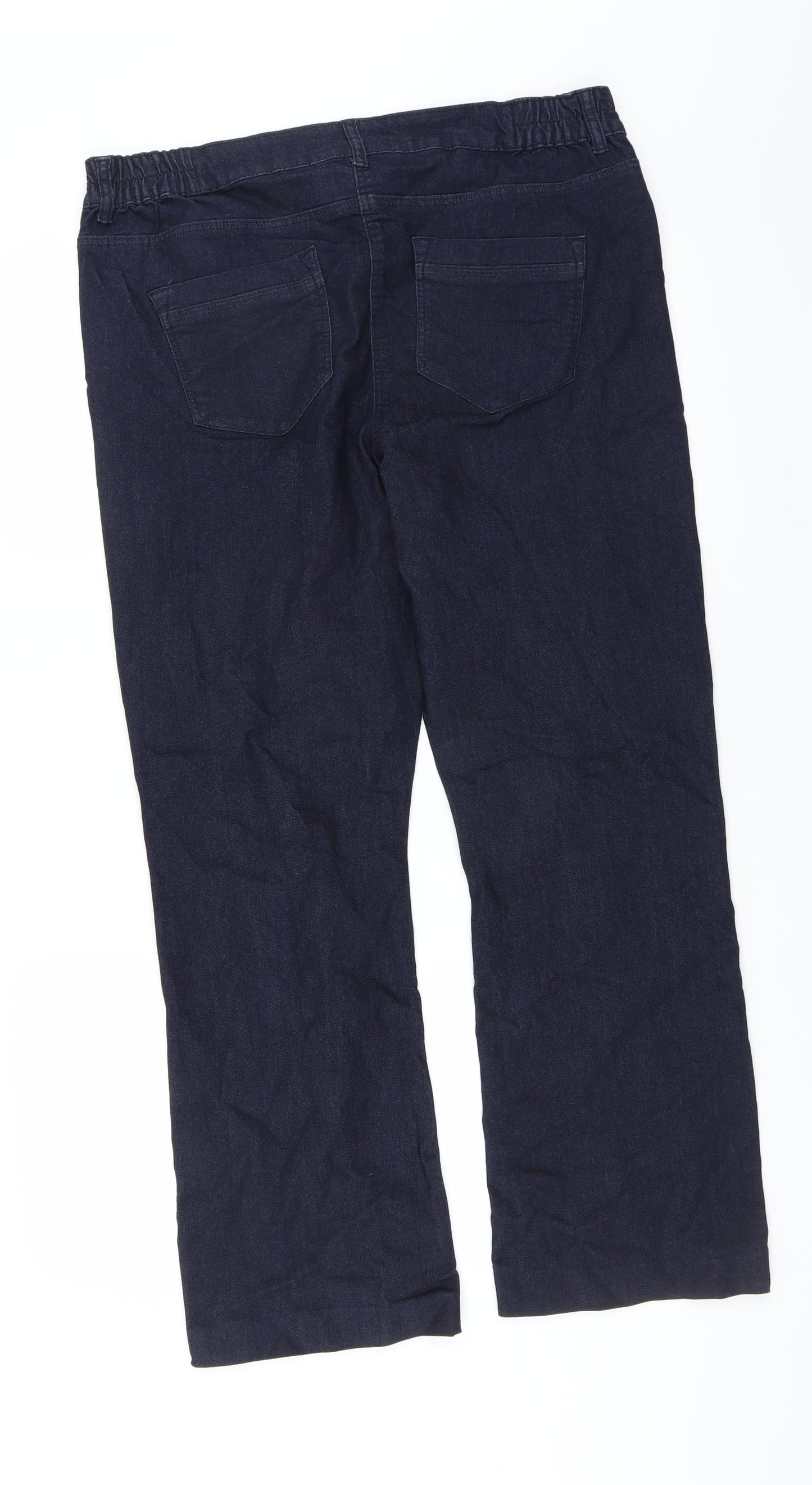 Bonmarché Womens Blue  Denim Bootcut Jeans Size 16 L28 in