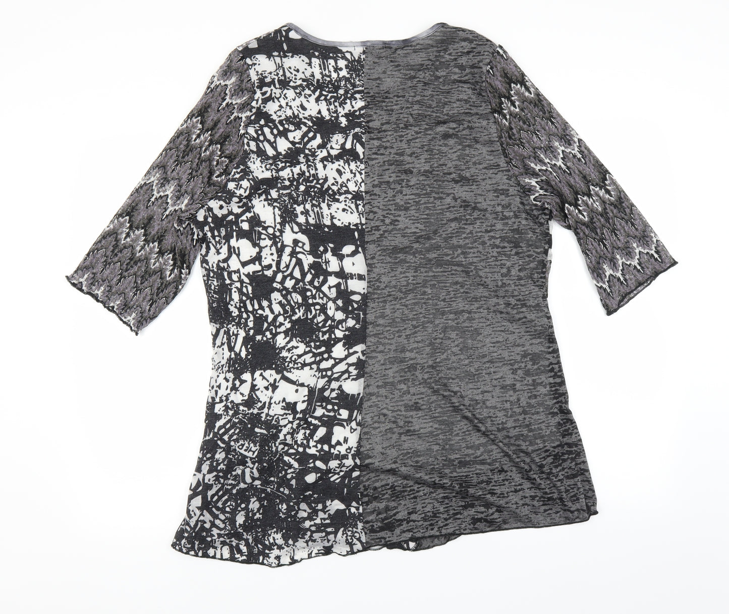 Anna Rose Womens Black   Basic Blouse Size 2XL
