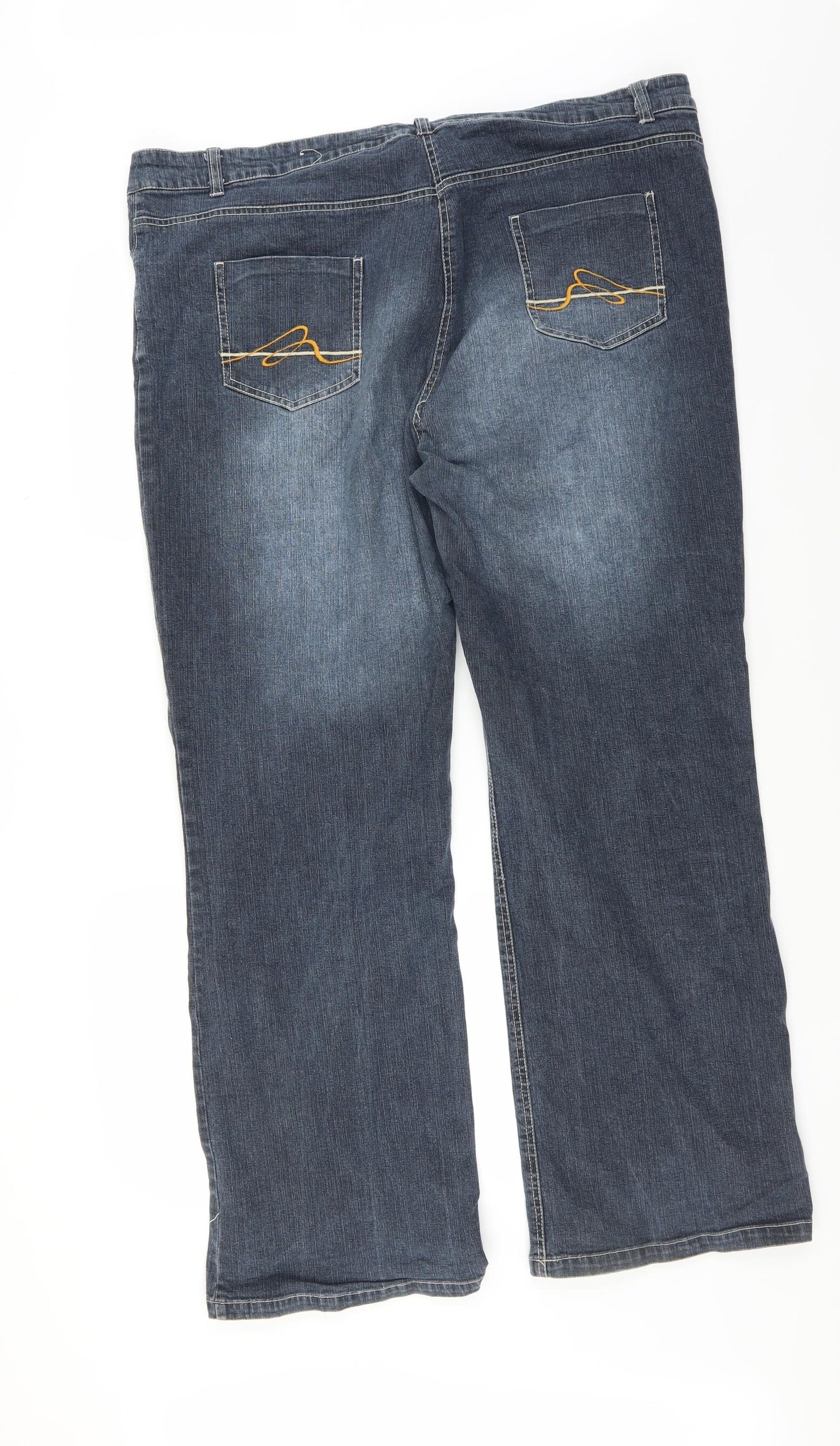 Yours Womens Blue   Straight Jeans Size 24 L30 in