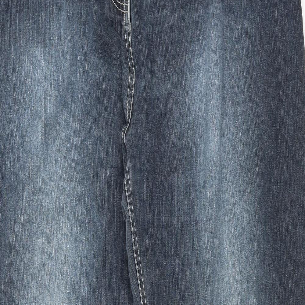 Yours Womens Blue   Straight Jeans Size 24 L30 in
