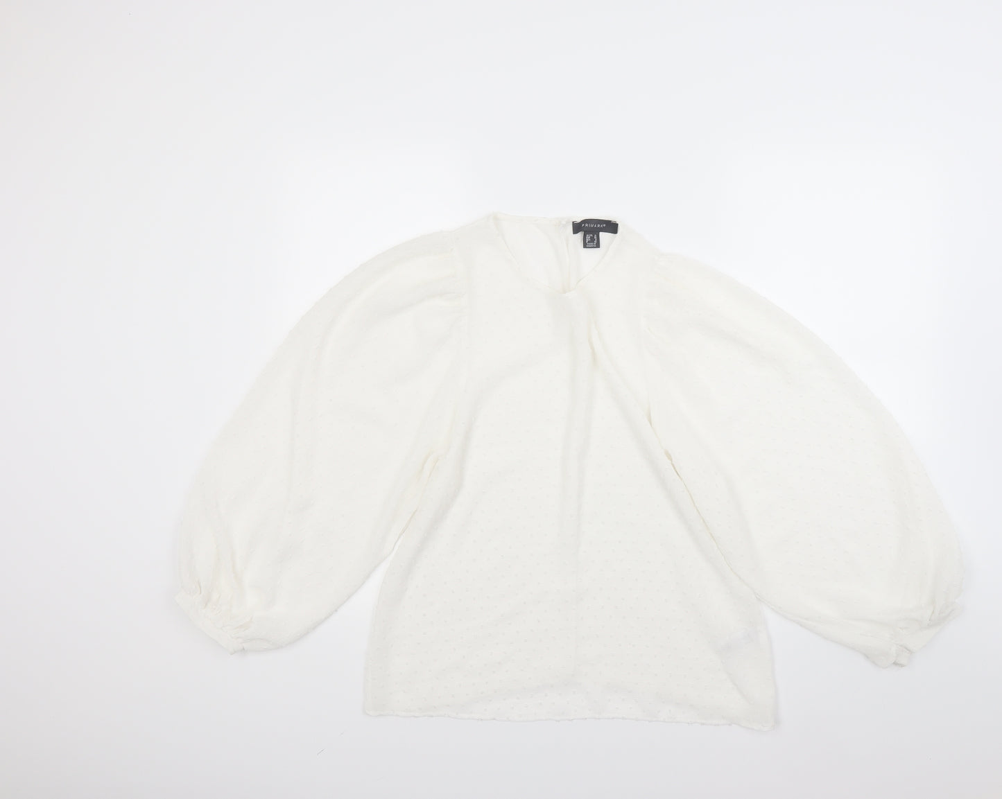Primark Womens White   Basic Blouse Size 10