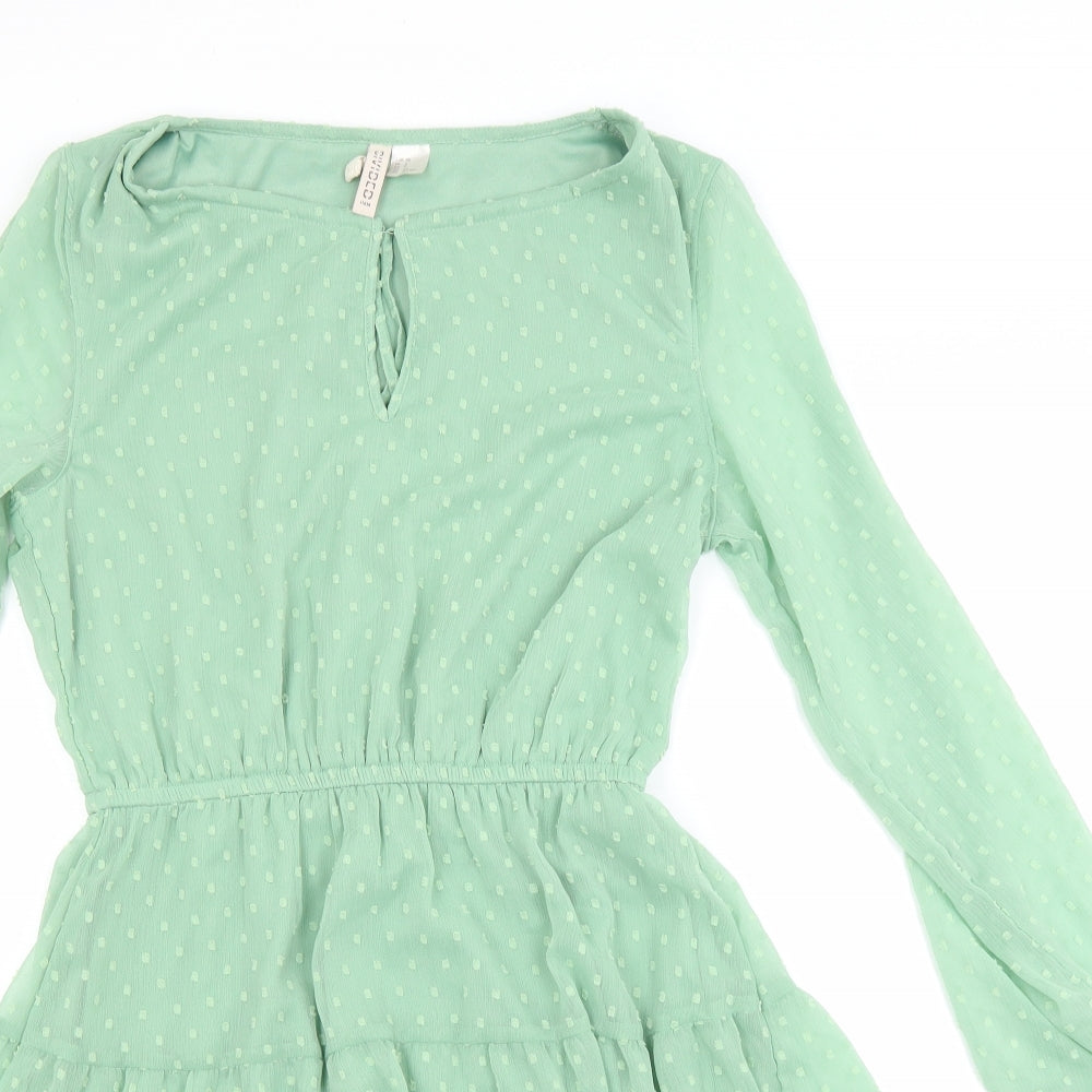 H&M Womens Green   A-Line  Size S