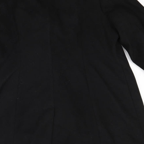 marks  Womens Black   Overcoat Coat Size 10