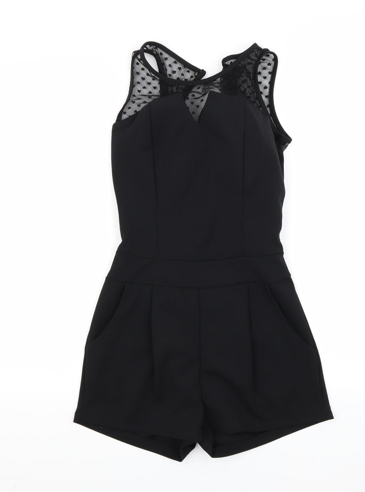 Preworn Womens Black   Shorts One-Piece Size 8